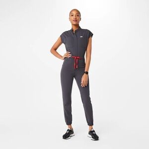 Figs Rafaela Charcoal Jumpsuit